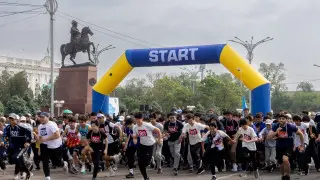 “Бірлік жүгірісі - 2025“ республикалық шарасына жамбылдықтар белсенді атсалысты