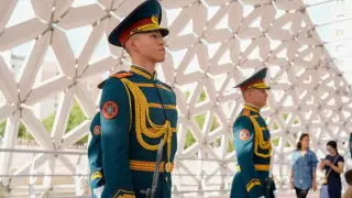 Астанадағы саябақта “Заң және тәртіп“ атты фотокөрме өтіп жатыр