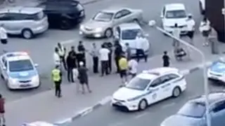 Қостанайдың орталығында төбелес видеоға түсіп қалды