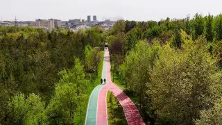 Шымкенттегі серуен аймағында велосипед пен самокатқа тыйым салынады