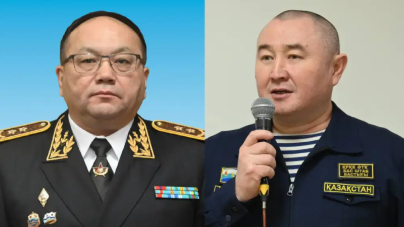 Серік Бурамбаев, Қанат Ниязбеков. Фото:gov.kz, gurk.kz