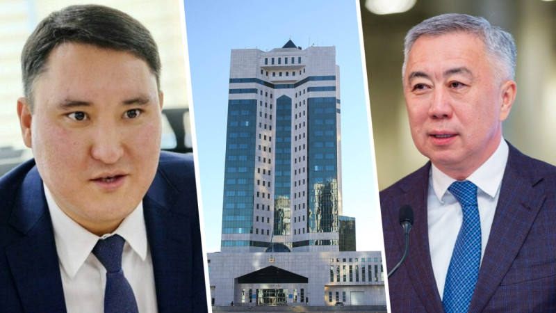 Экономист Айбар Олжаев, Ұлттық экономика министрі Серік Жұманғарин. Коллаж: ©️ Tengrinews.kz