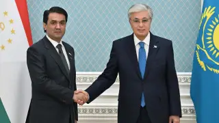 Тоқаев Тәжікстан Парламенті жоғары палатасының спикерін қабылдады