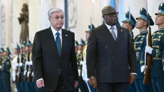 Тоқаев Ақордада Конго президентін қарсы алды