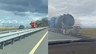 Жантүршігерлік жол апаты: бес адам қаза тауып, көлік өртеніп кетті