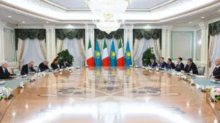 Қазақстан мен Италия президенттері кеңейтілген құрамда келіссөз жүргізді