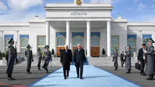 Тоқаев Италия президентін елорда әуежайынан шығарып салды