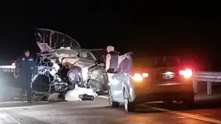 Қарағанды-Астана тасжолында минивэн КамАЗ-ға соқтығысып, жүргізуші қаза тапты