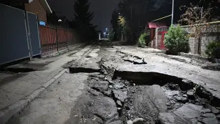 Алматыда опырылып кеткен жолды техникалық қадағалаған компания аккредитациясынан айырылды