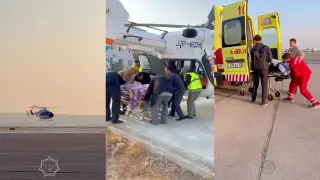 Алғабас ауылындағы трагедия: зардап шеккен бір адам Шымкентке жеткізілді