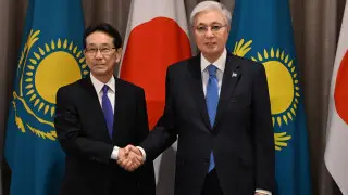 Тоқаев Komatsu компаниясы директорлар кеңесінің төрағасын қабылдады