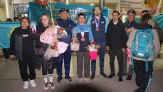 В Шымкенте встретили призёров Чемпионата мира по пулемётной стрельбе