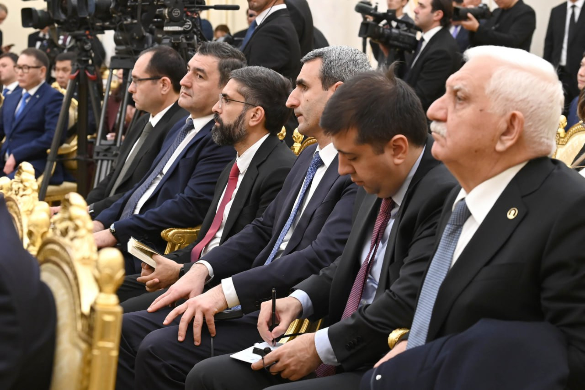 Касым-Жомарт Токаев и Ильхам Алиев провели в Астане брифинг для СМИ