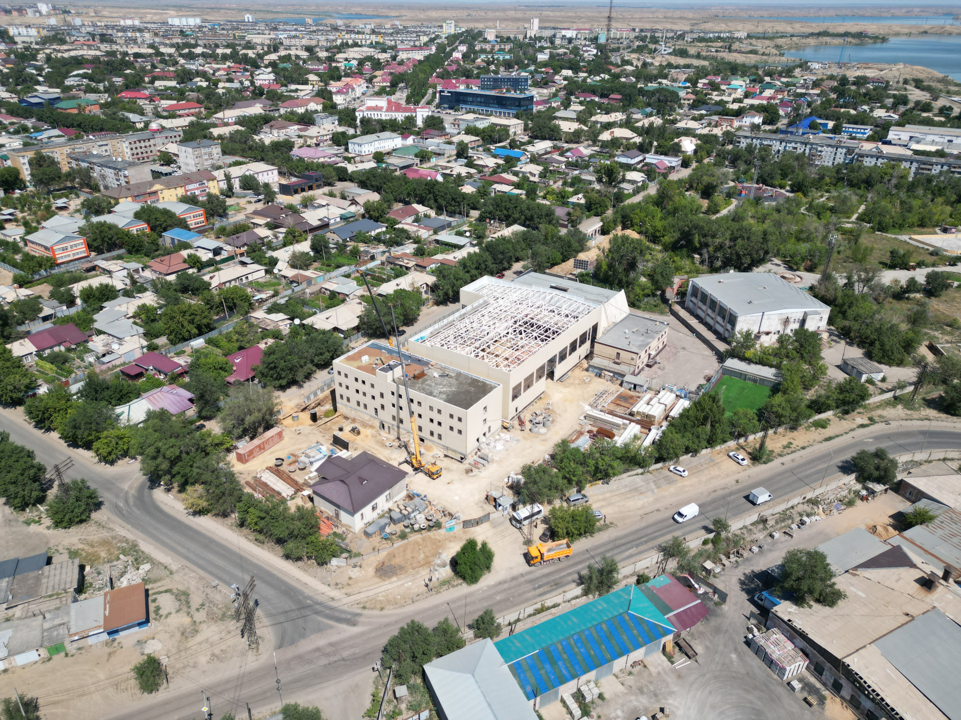 Строительство академии спорта Namys - Tengrinews