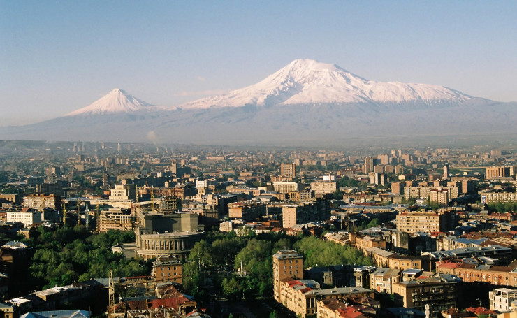 Ереван, Армения, гора Арарат