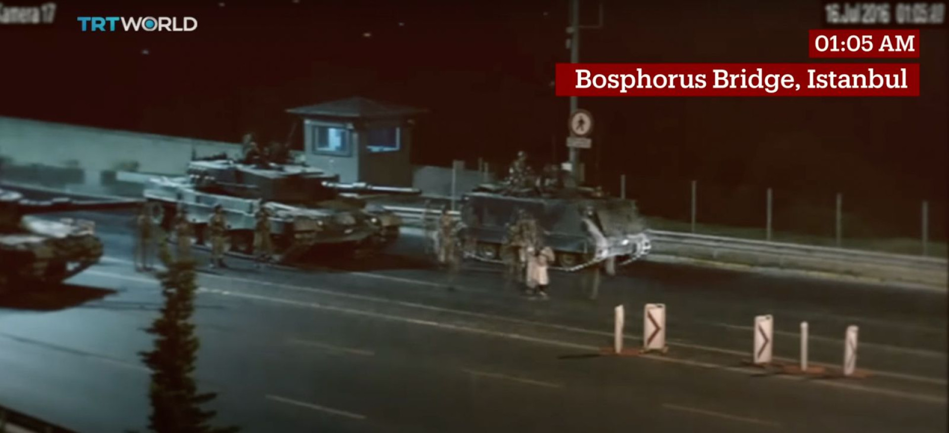 Мост через Босфорский пролив (ныне — Мост мучеников), 15 июля. Источник: TRT World