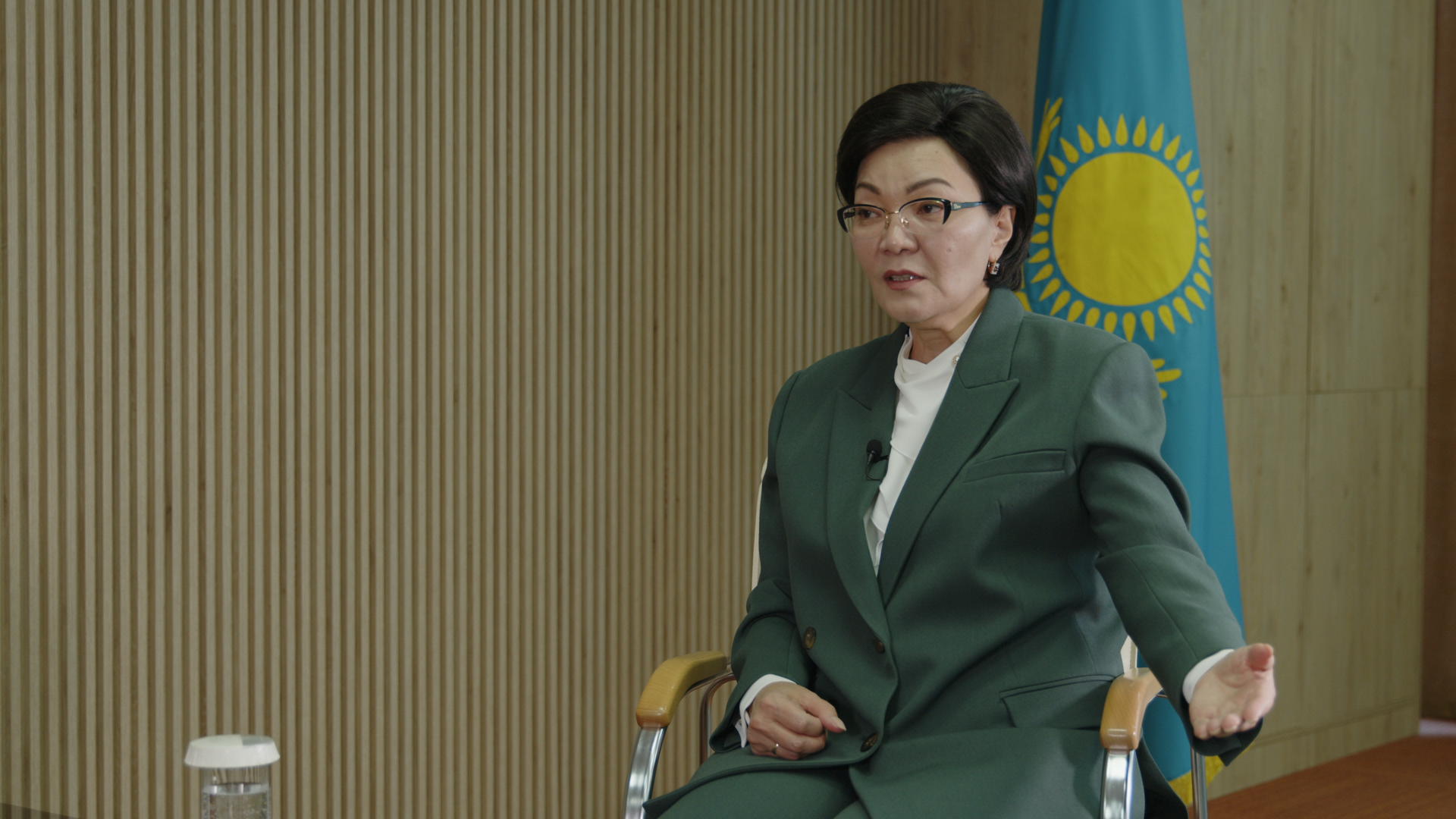 Министр труда и социальной защиты населения Светлана Жакупова. Фото: © Tengrinews.kz 