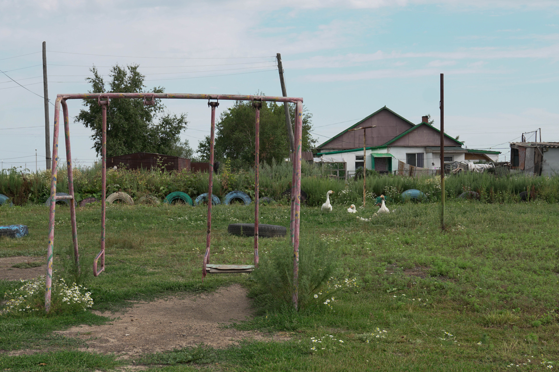 Детская площадка в новом Акбулаке. Фото:©️ Tengrinews.kz / Маржан Куандыкова