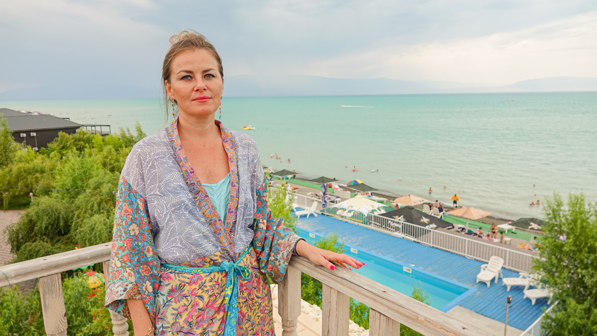 Елена Асылбекова, владелица турбазы на Алаколе