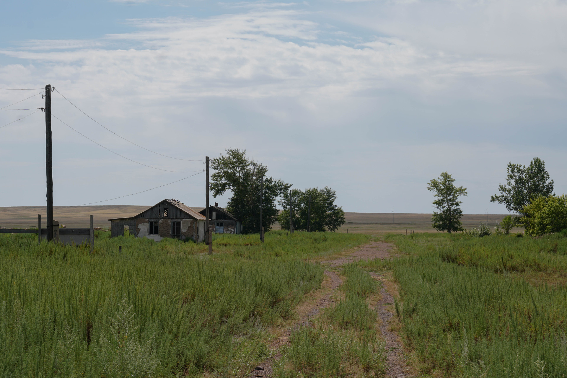 Бывшая улица в Акбулаке