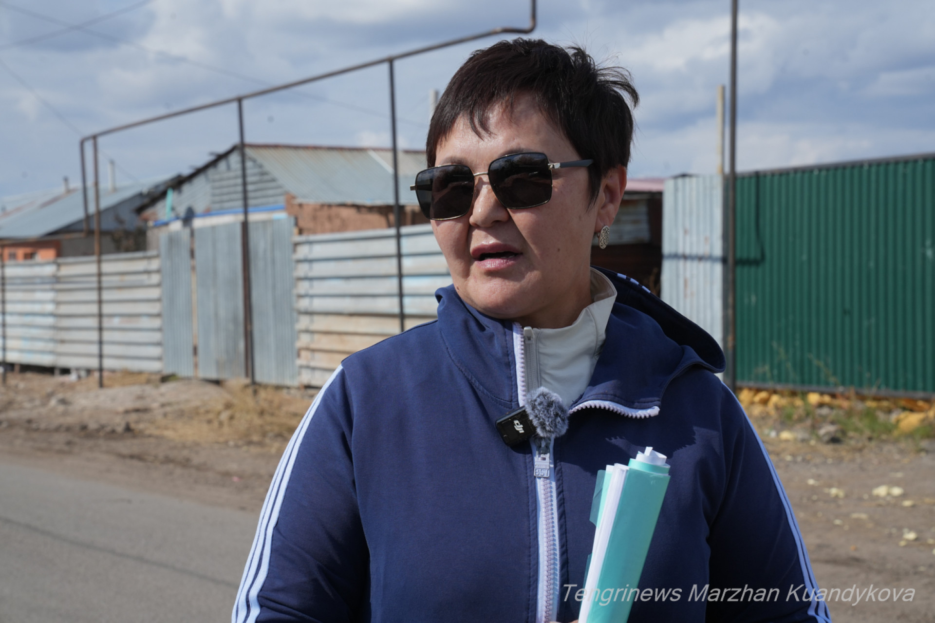 Даникер Касимова, активистка Ондириса (Лесозавода). Фото: ©️ Tengrinews.kz / Маржан Куандыкова