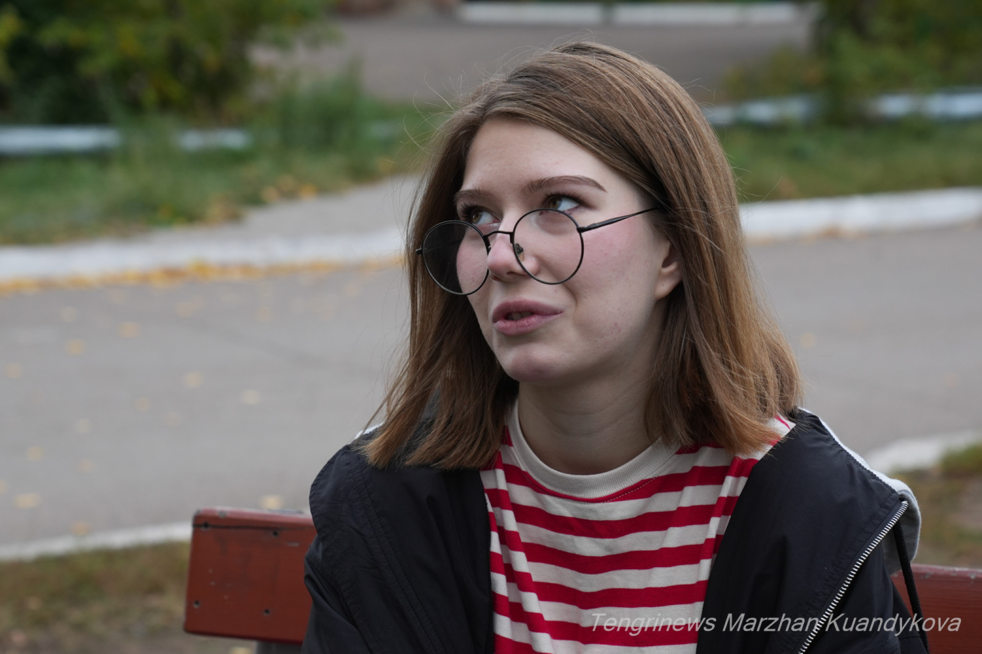 Карина, жительница Ондириса (Лесозавода). Фото: ©️ Tengrinews.kz / Маржан Куандыкова