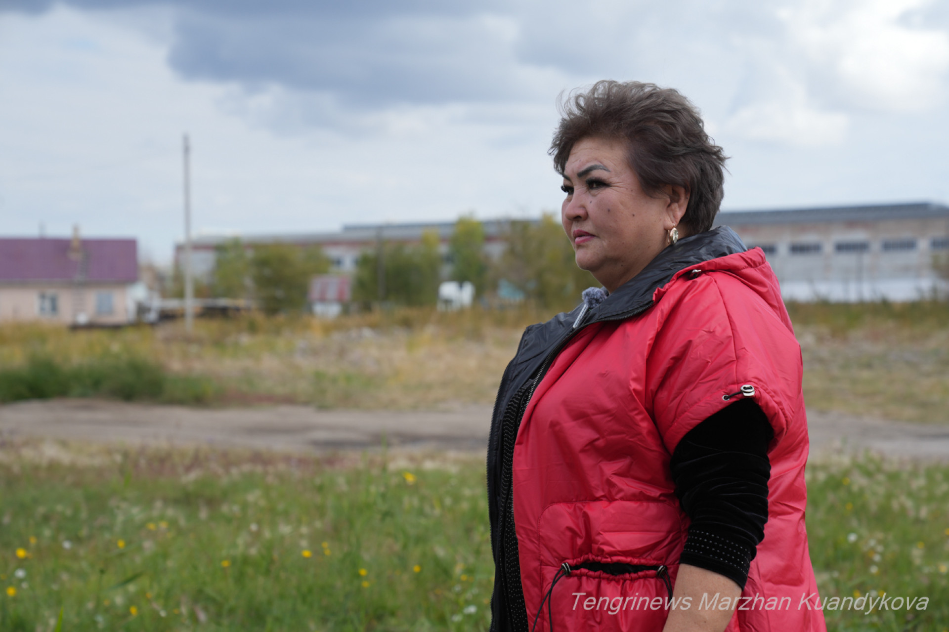 Тлектес Тленова, активистка района Лесозавод. Фото: ©️ Tengrinews.kz / Маржан Куандыкова