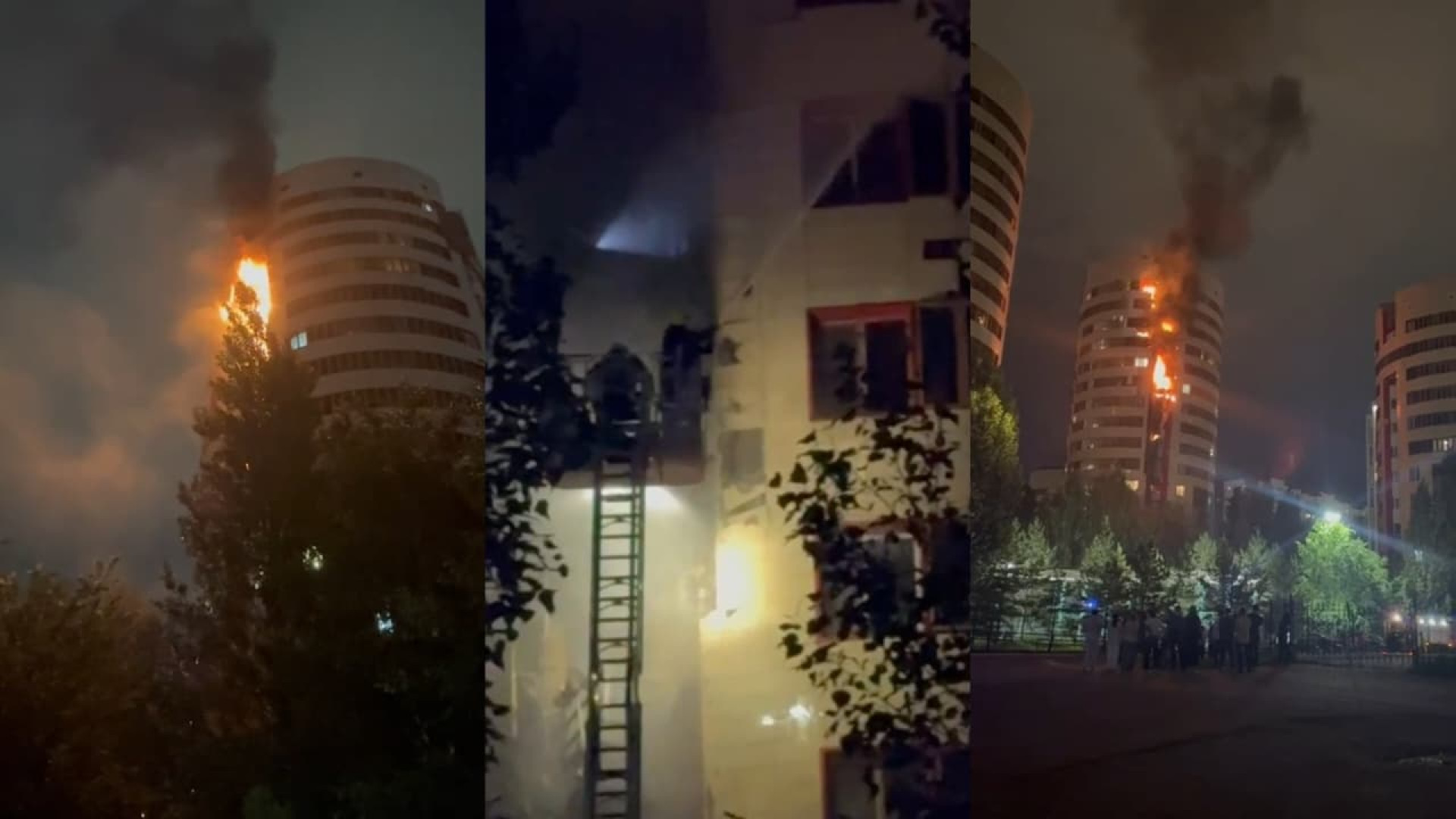 Пожар в июне 2025 года. Кадры предоставили жители ЖК "Семь бочек"