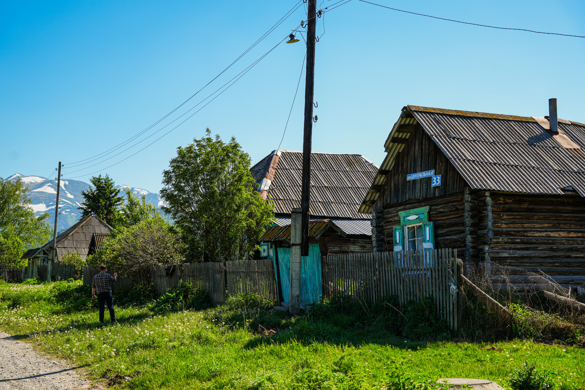 Деревянные домики в Поперечном, ВКО