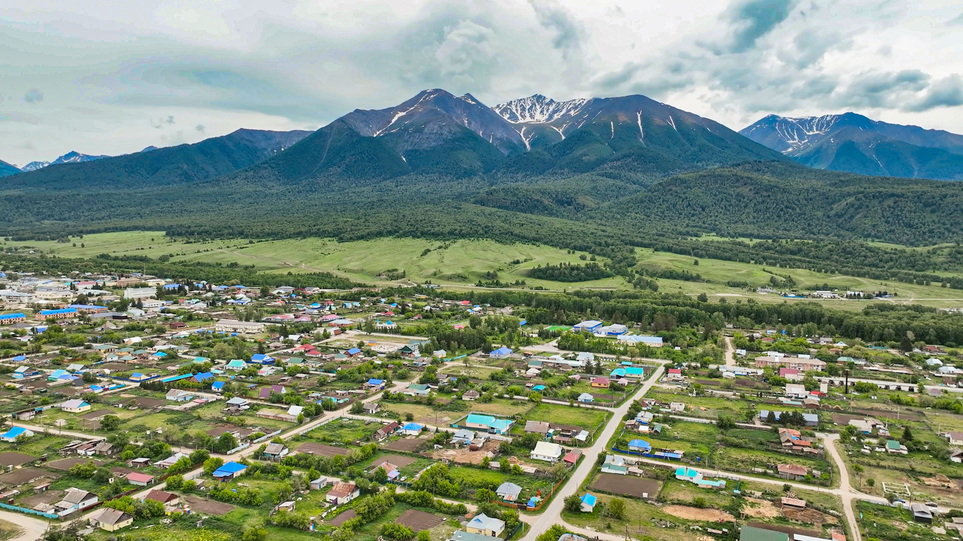 Катон-Карагай, фото с дрона
