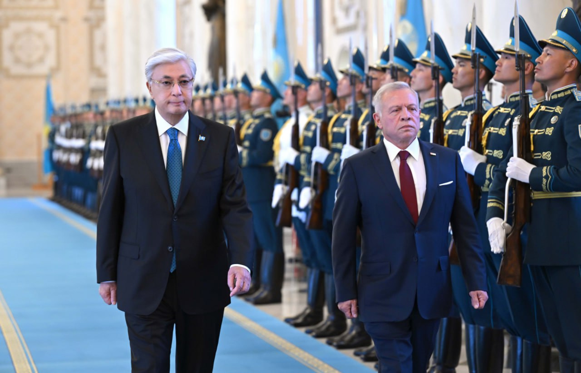 Касым-Жомарт Токаев и король Иордании