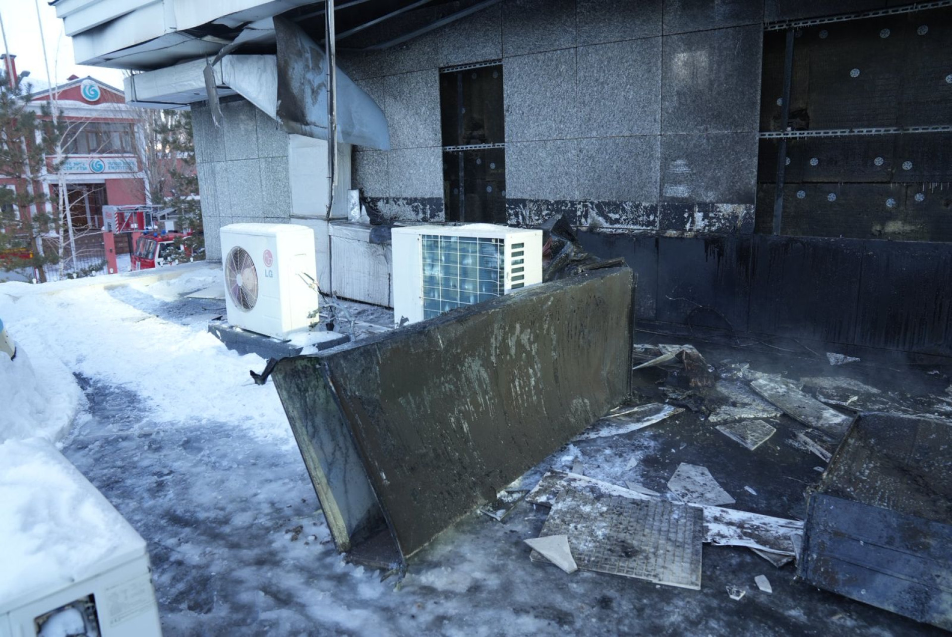 пожар в Астане