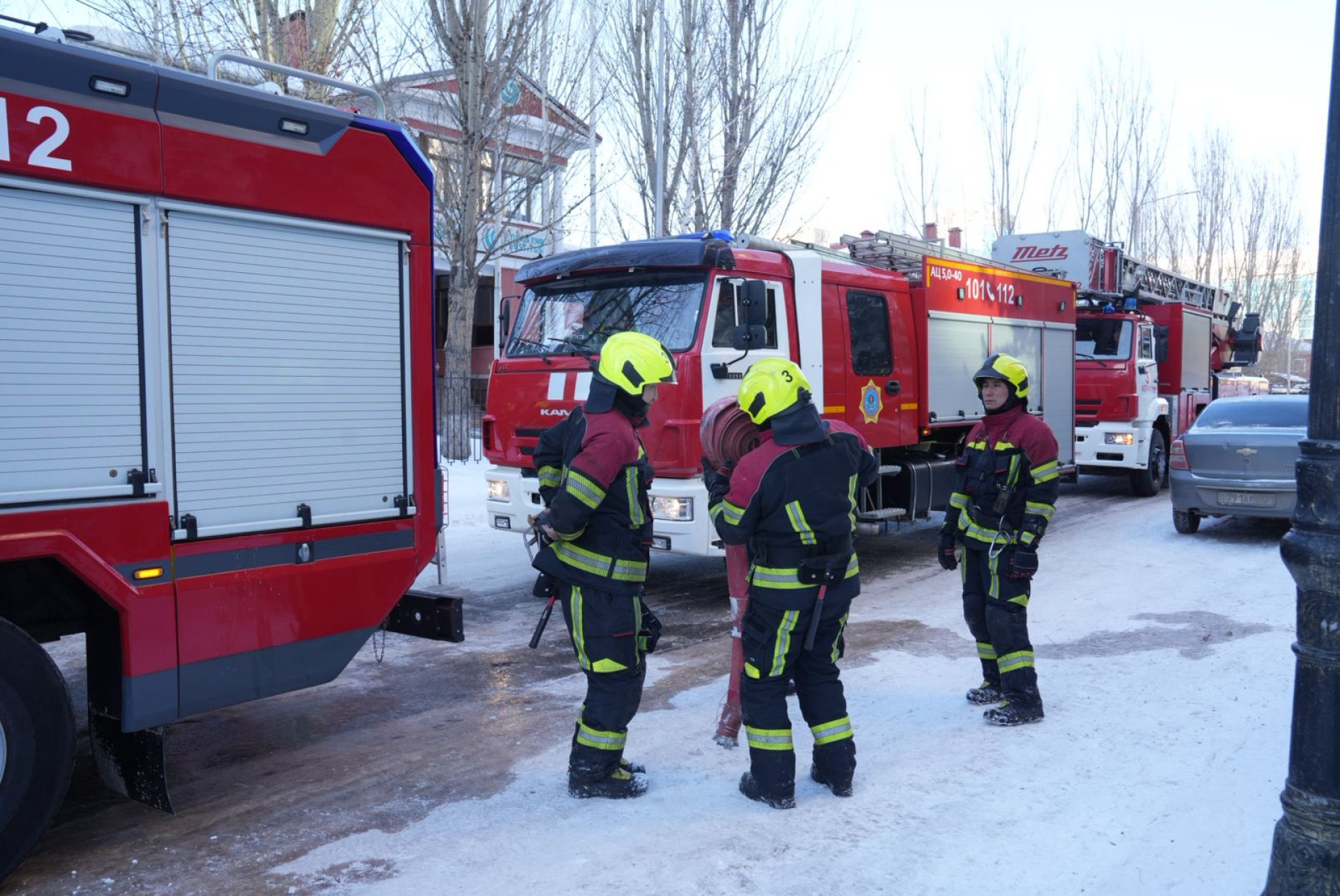 пожарные Астаны