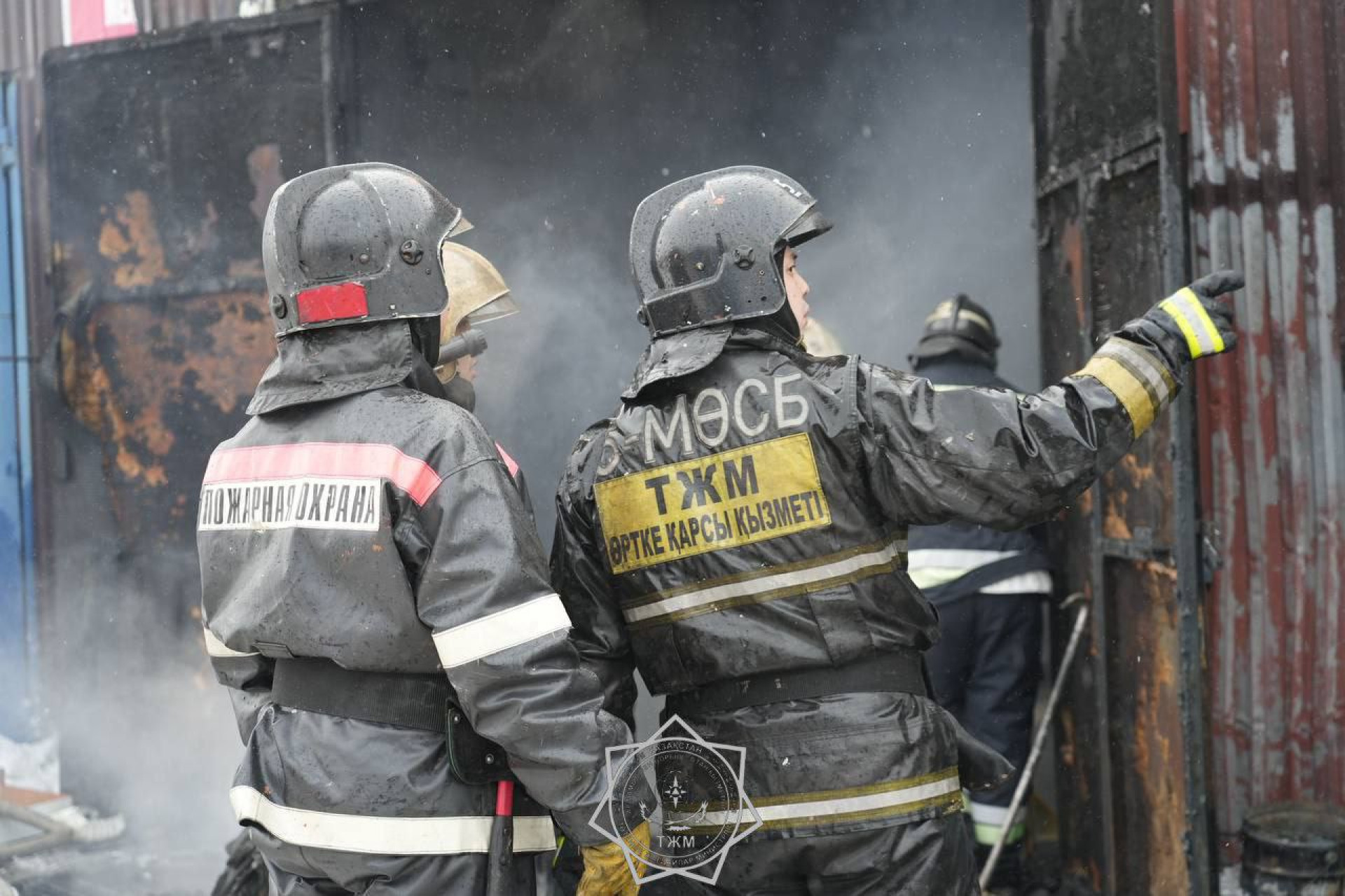 пожар в Астане