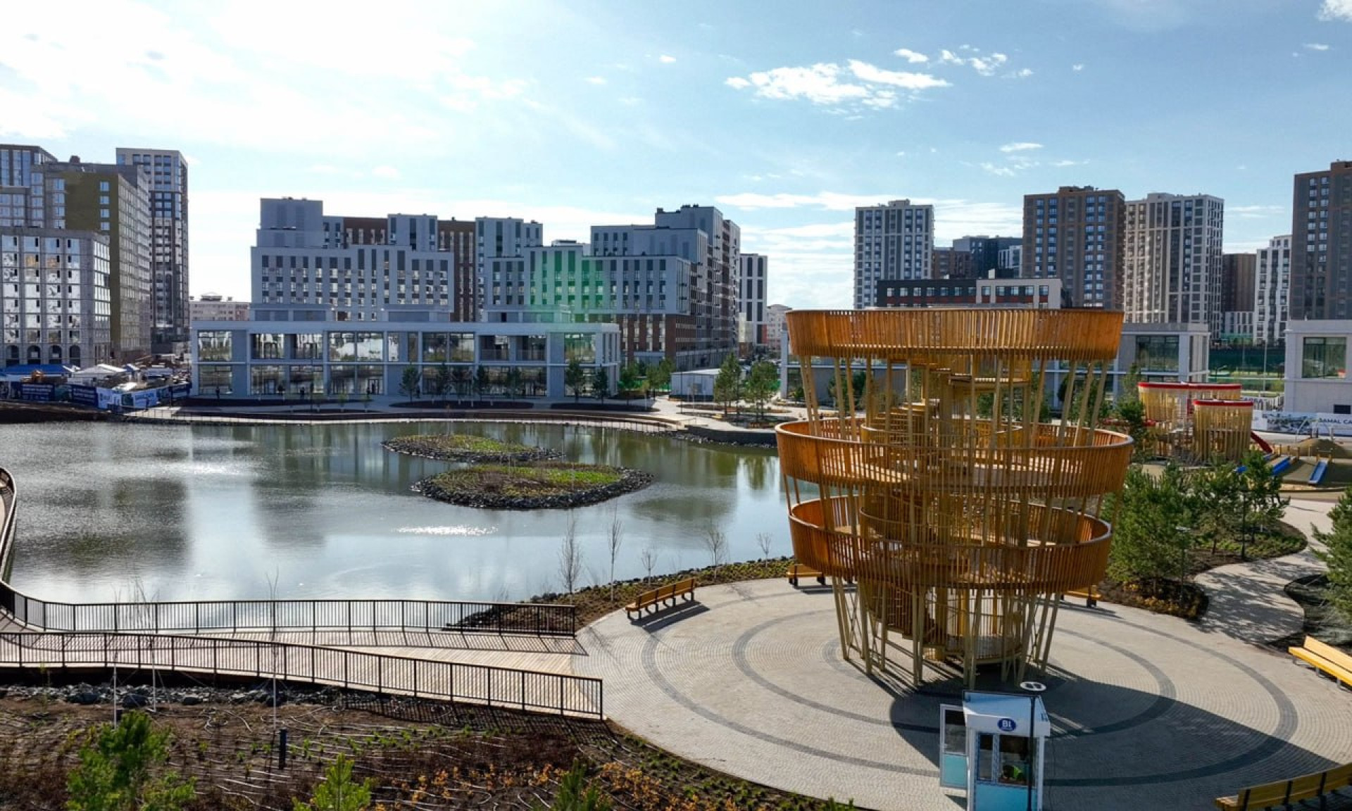 новый парк в Астане