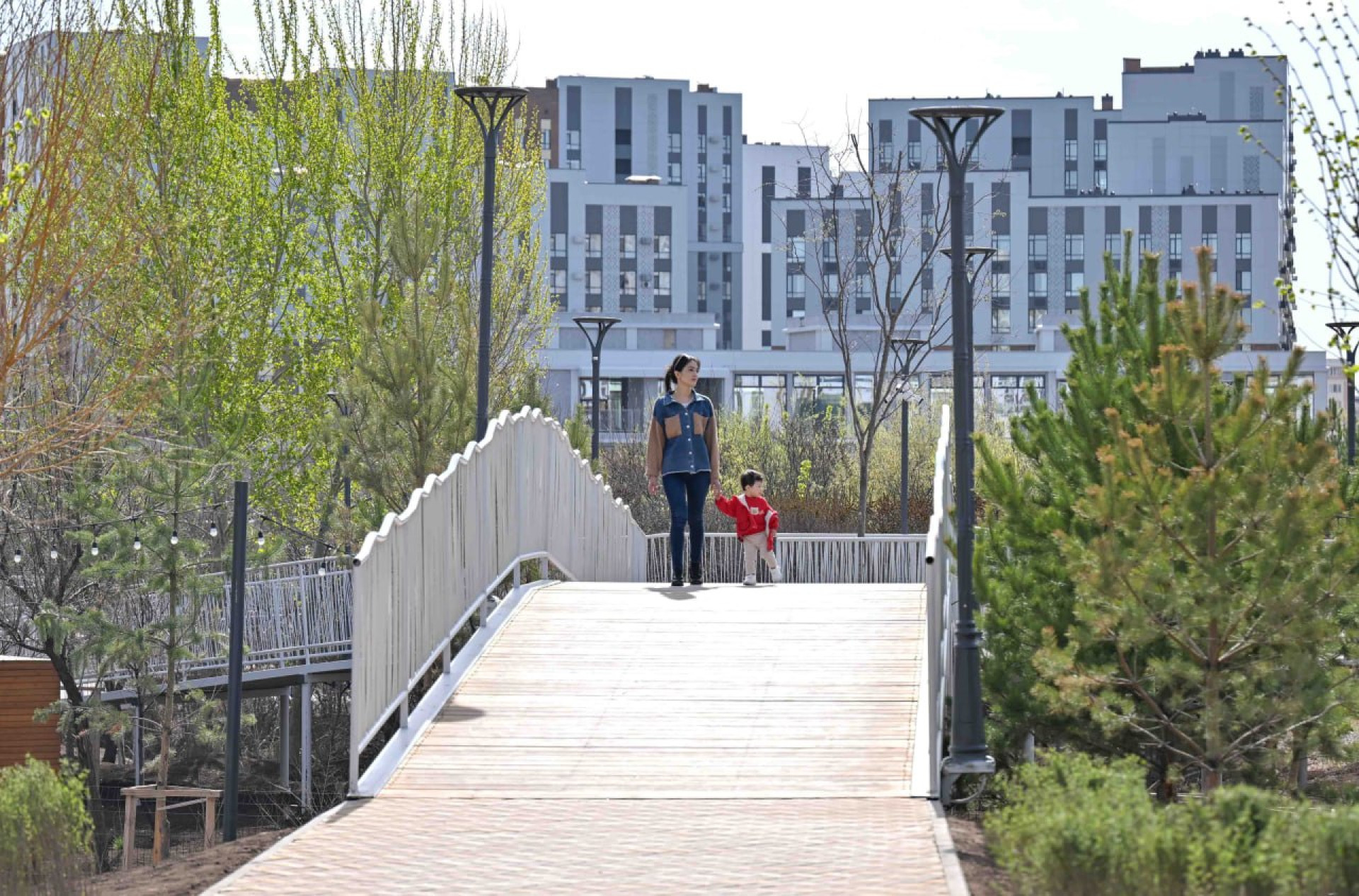 новый парк в Астане