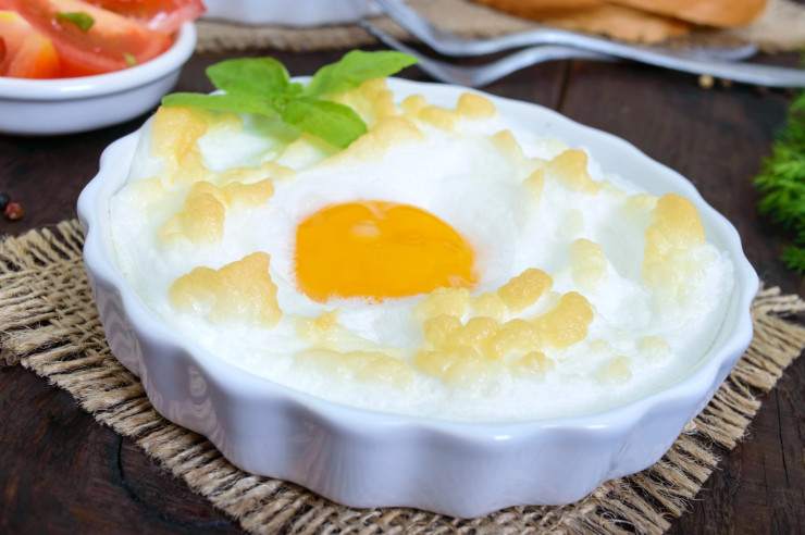 Яйцо Орсини, Яйцо в облаке, Завтрак, Рецепт
