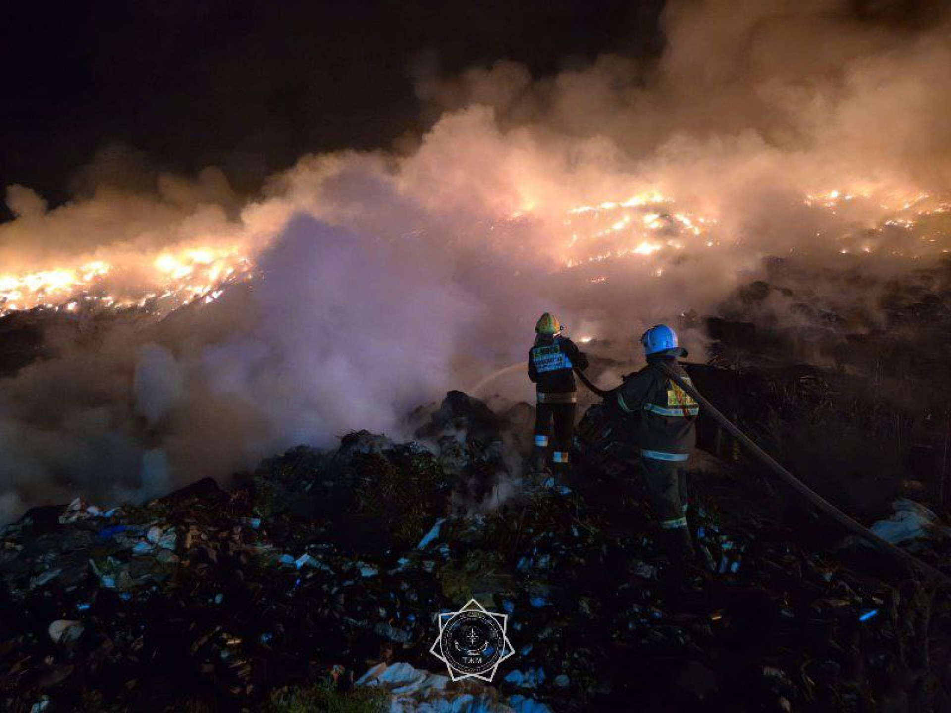 пожар в Алматы