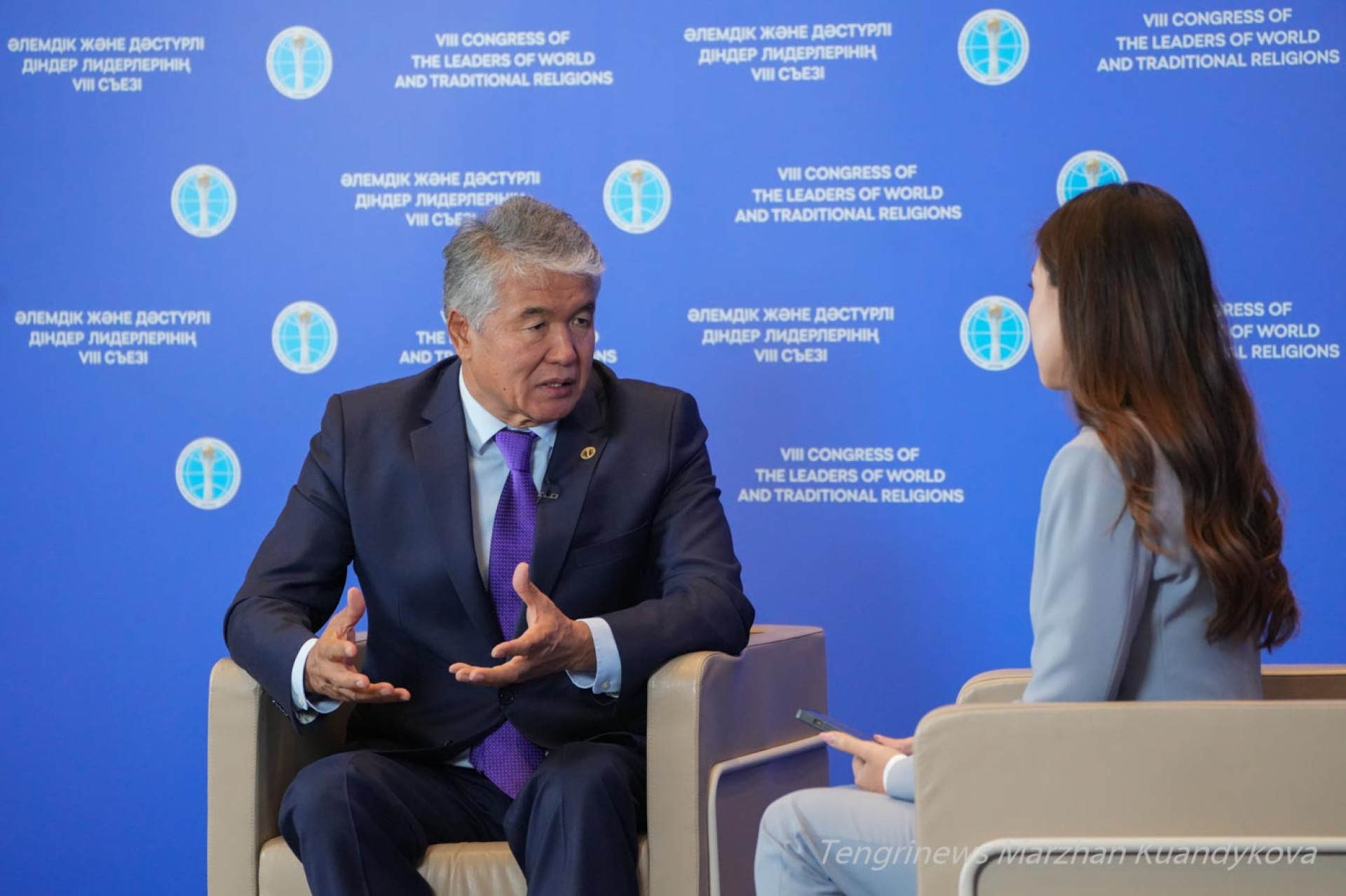 интервью Астана