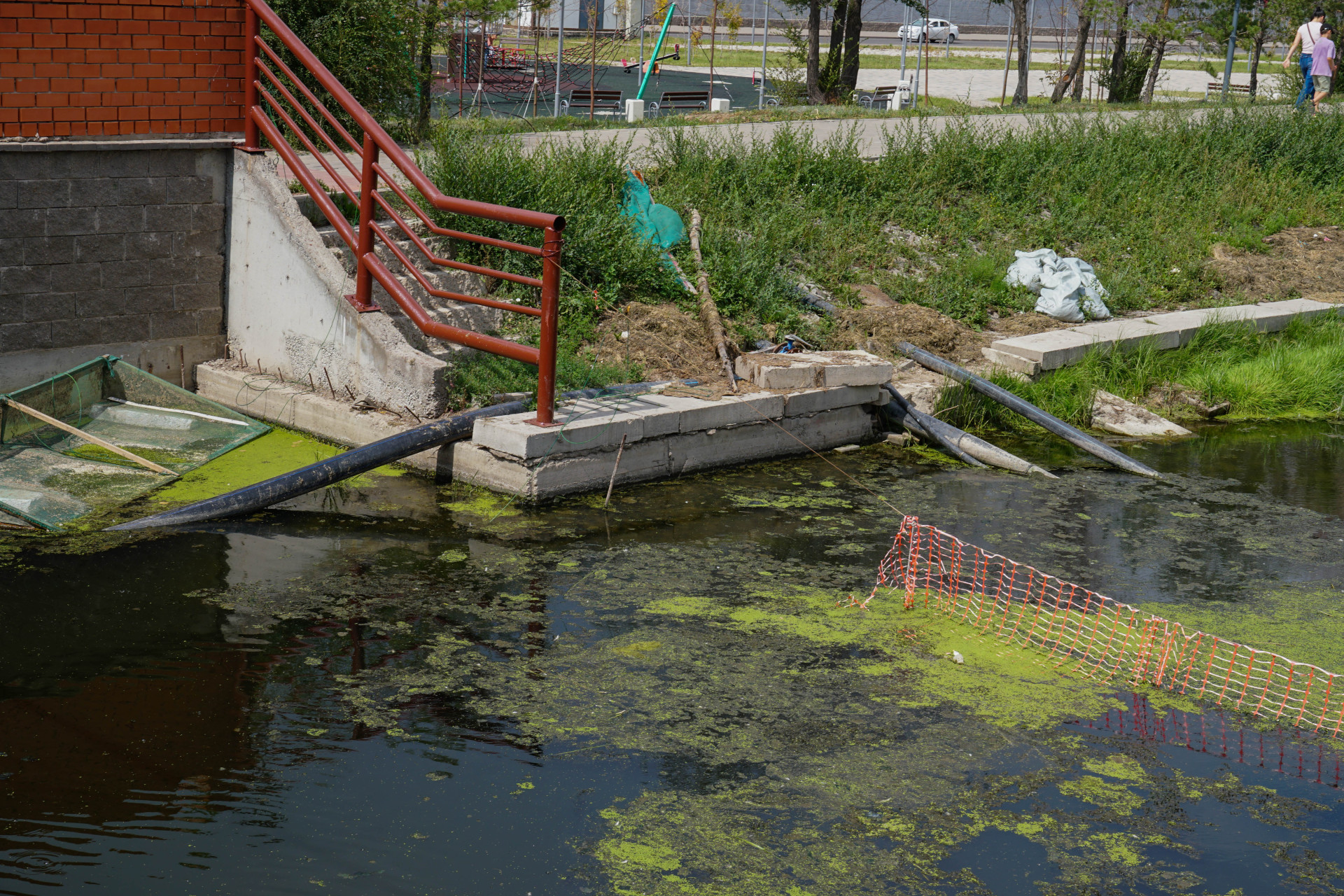 Грязная река Сарыбулак, Астана