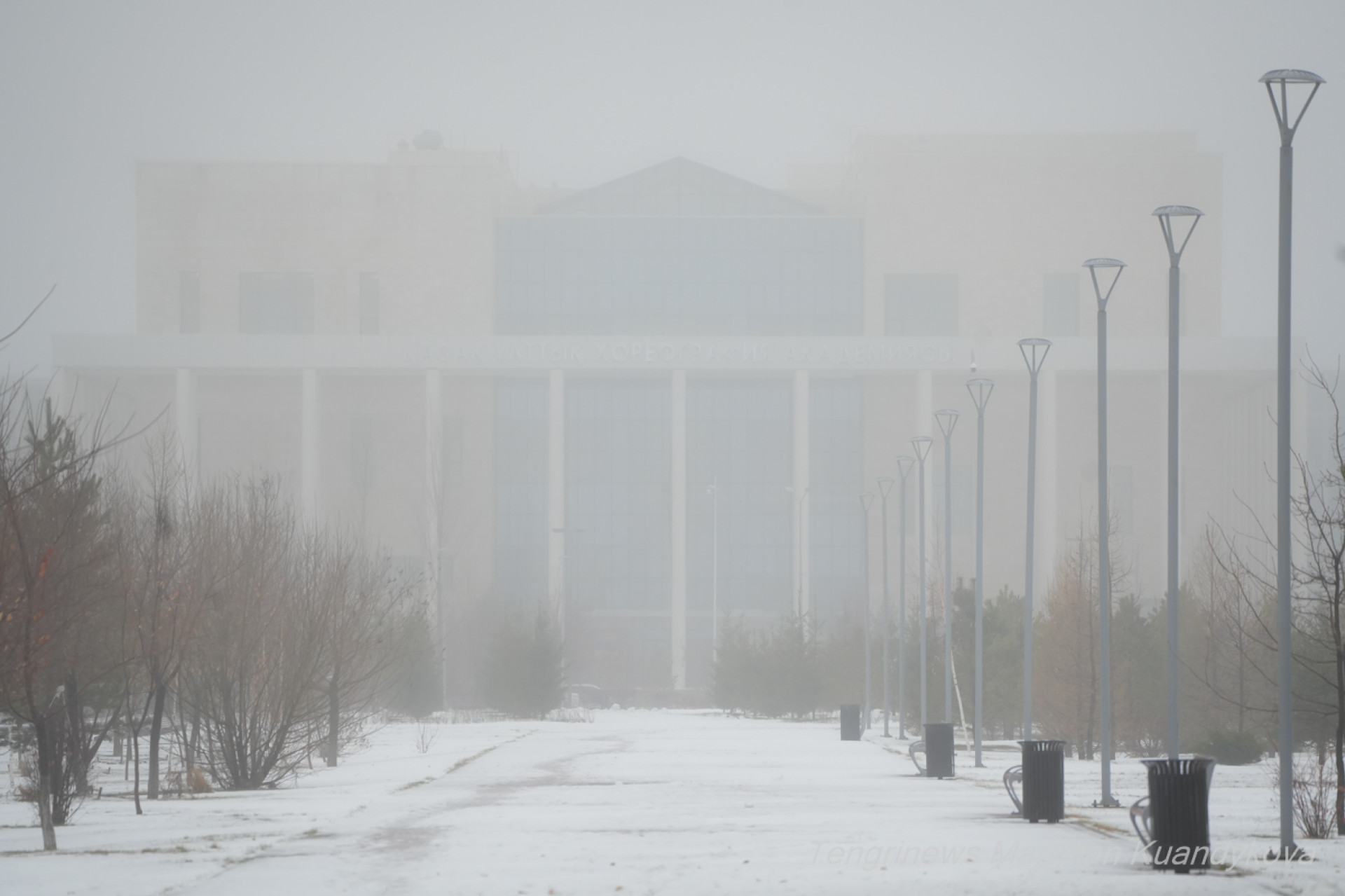 густой туман