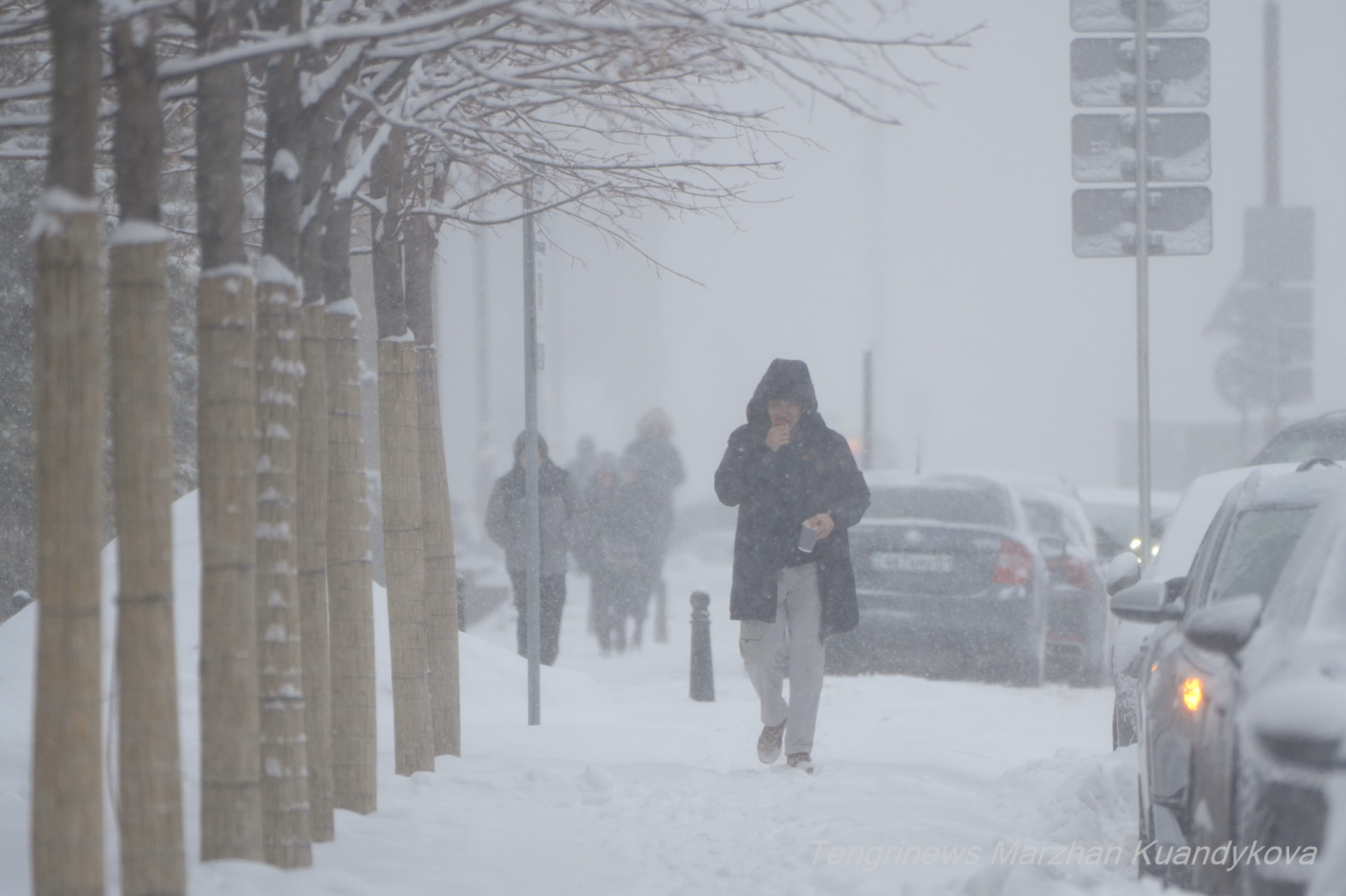 Астана погода в январе