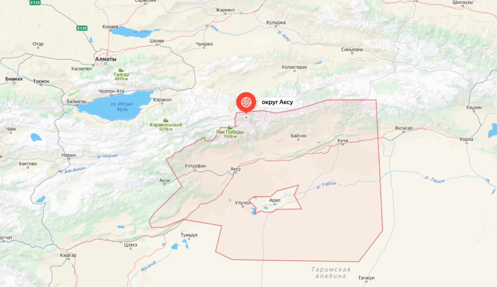 землетрясение под Алматы