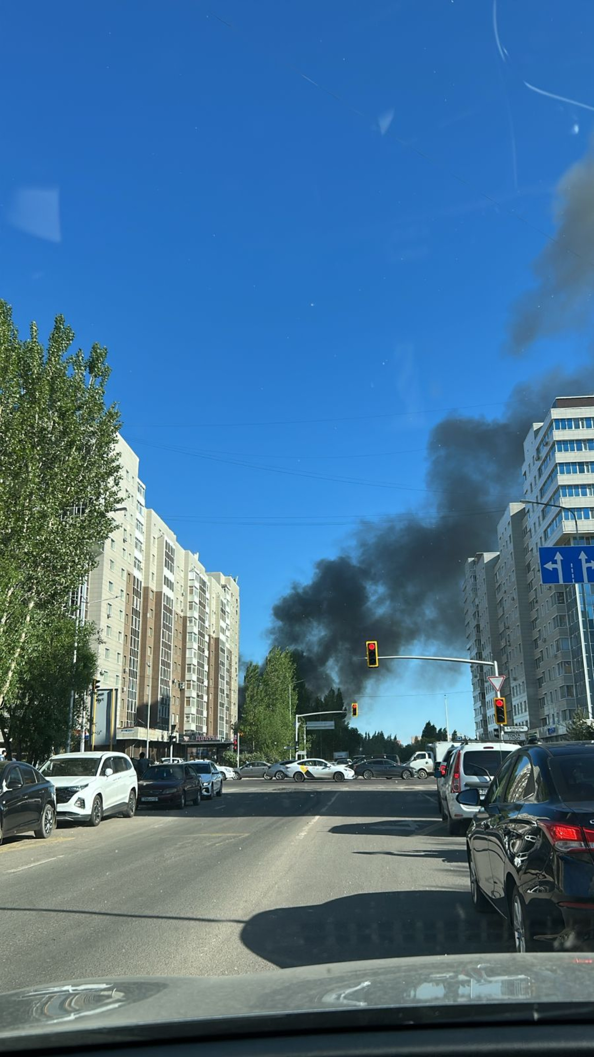 Астана пожар