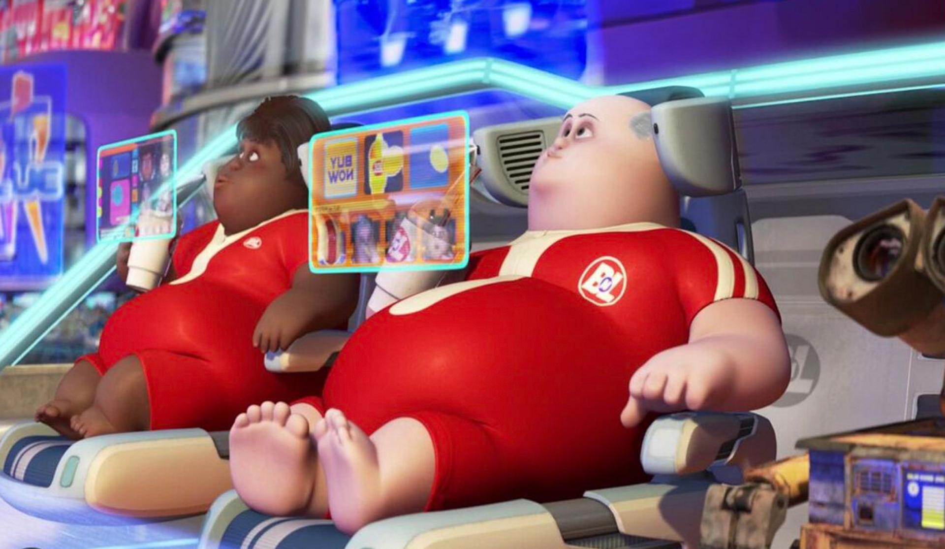 кадр из мультфильма Валли