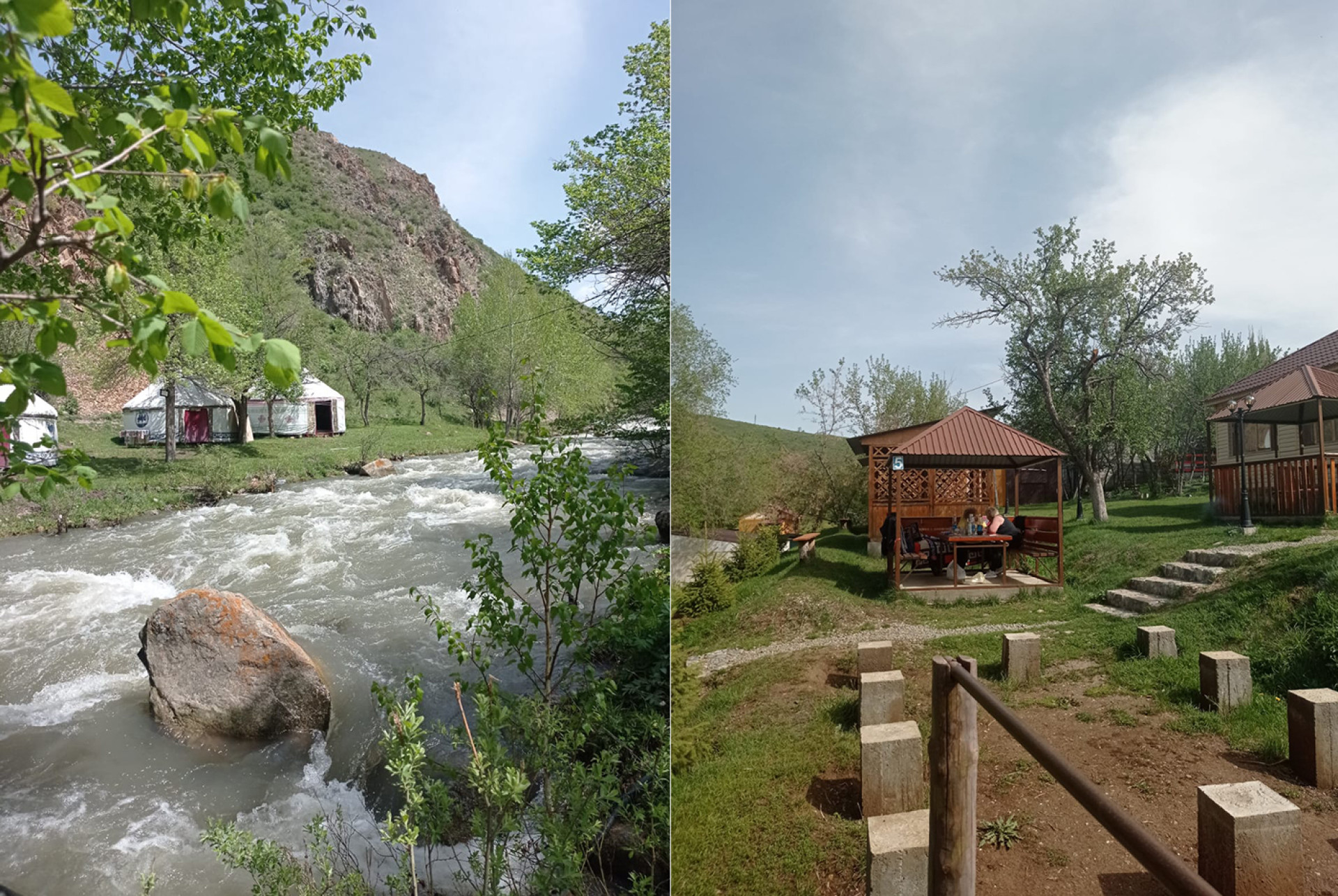 Зоны отдыха в Текели