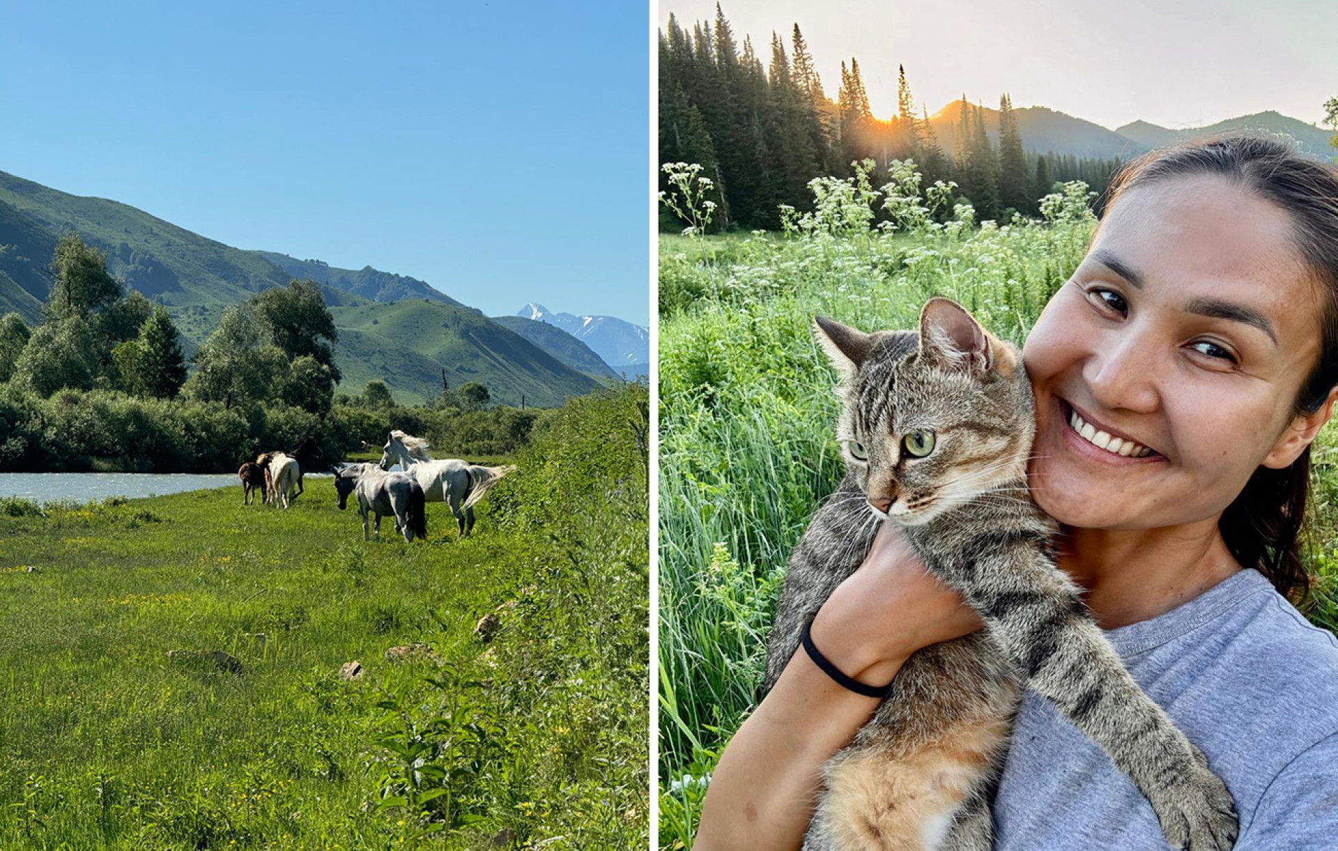 Айнур Муханбетжанова в Катон-Карагае