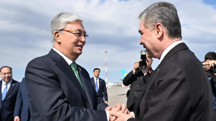Касым-Жомарт Токаев и Гурбангулы Бердымухамедов
