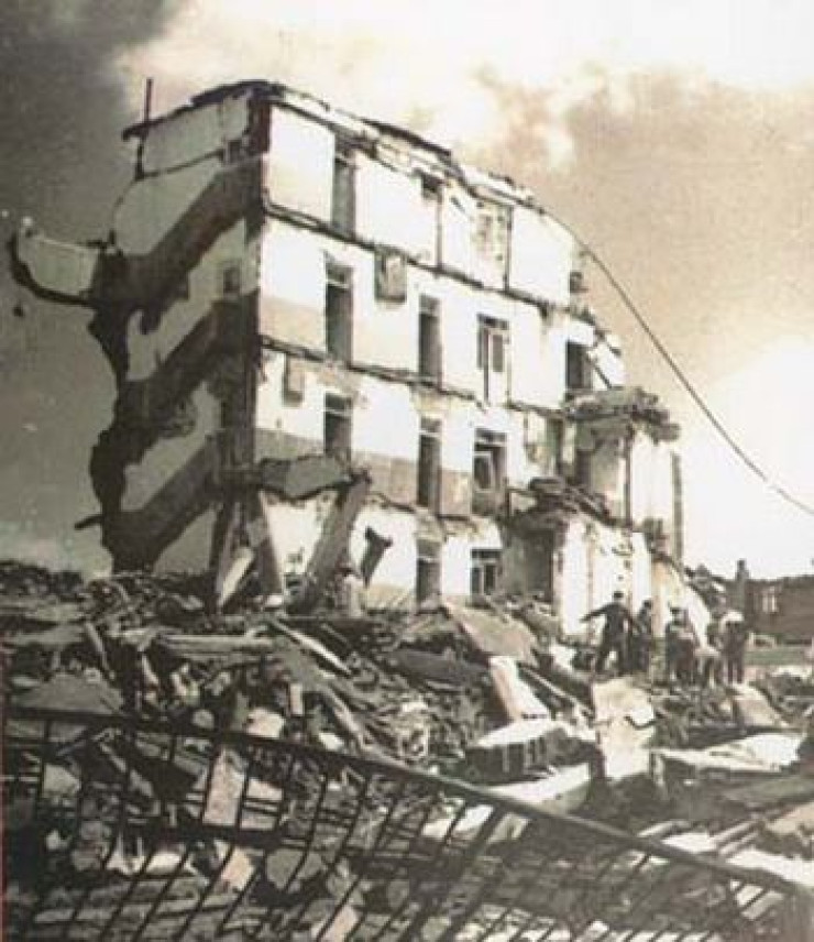 Последствия Таншаньского землетрясения, 1976 год. Фото с сайта Aboluowang.com