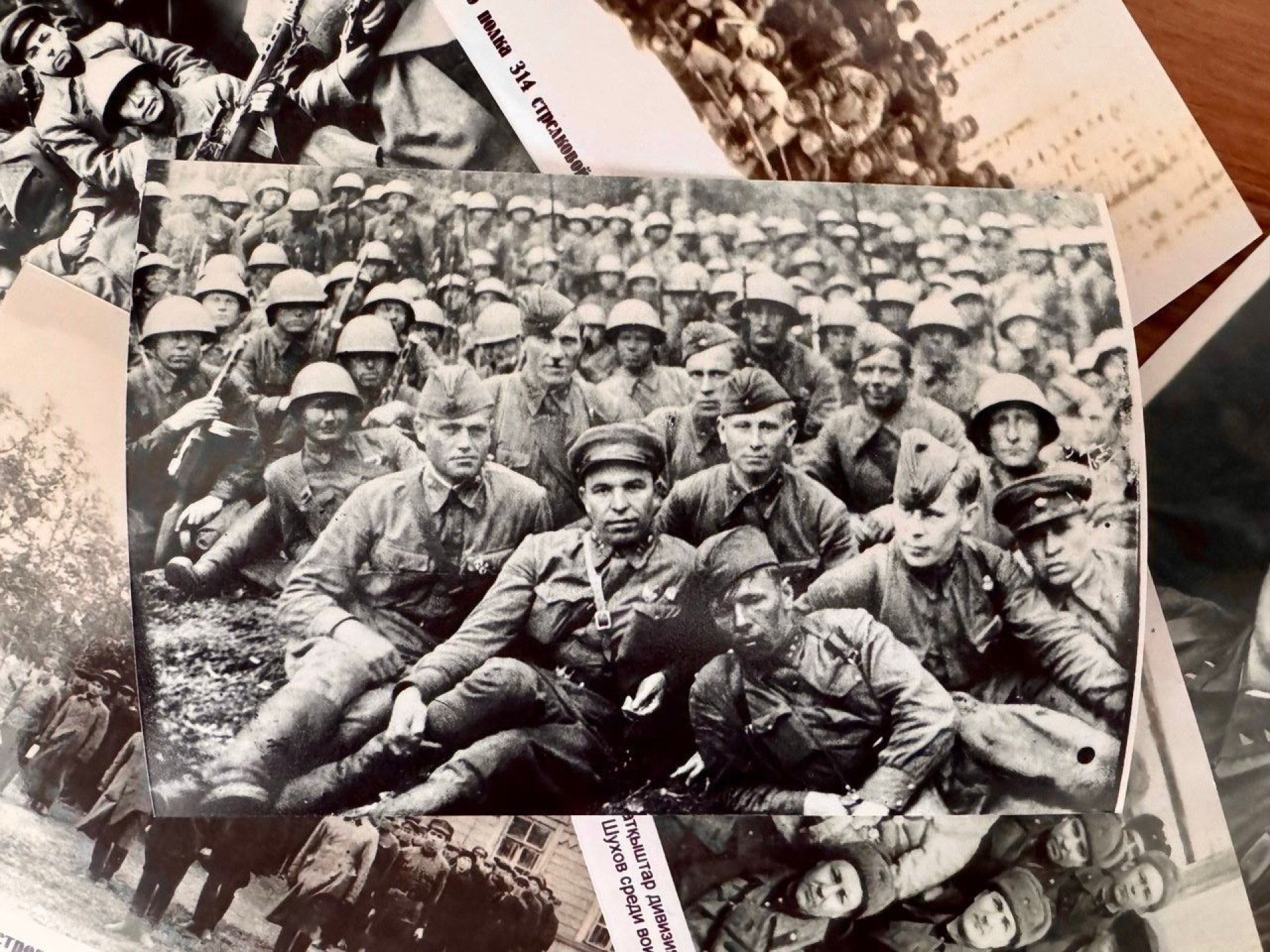 Бойцы 314-й стрелковой дивизии. Фотографии хранятся в музее в Петропавловске, СКО